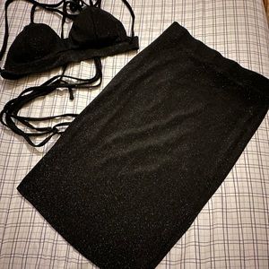 Two piece glitter set